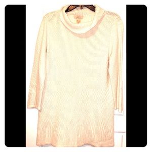 Cream tunic sweater
